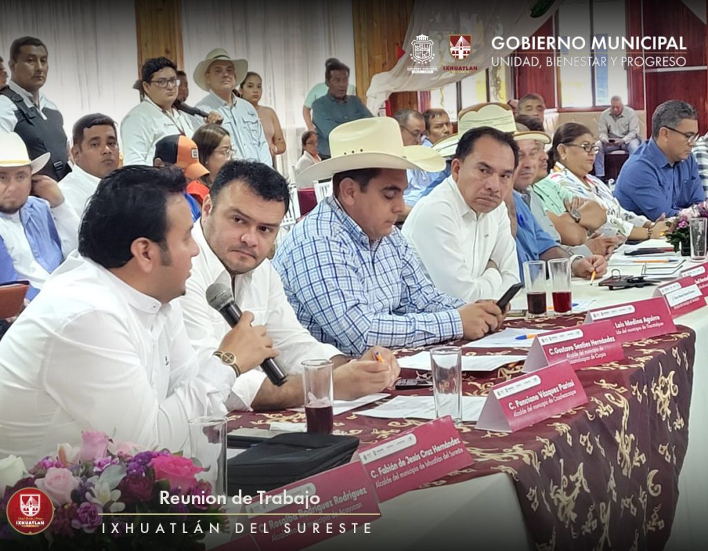 Alcalde De Ixhuatl N Del Sureste Acude A La Reuni N De Trabajo De