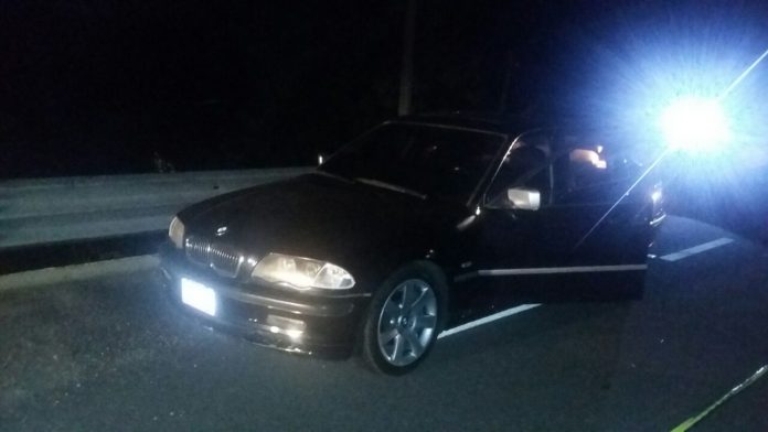 Asegura Policía Estatal vehículo abandonado en carretera federal