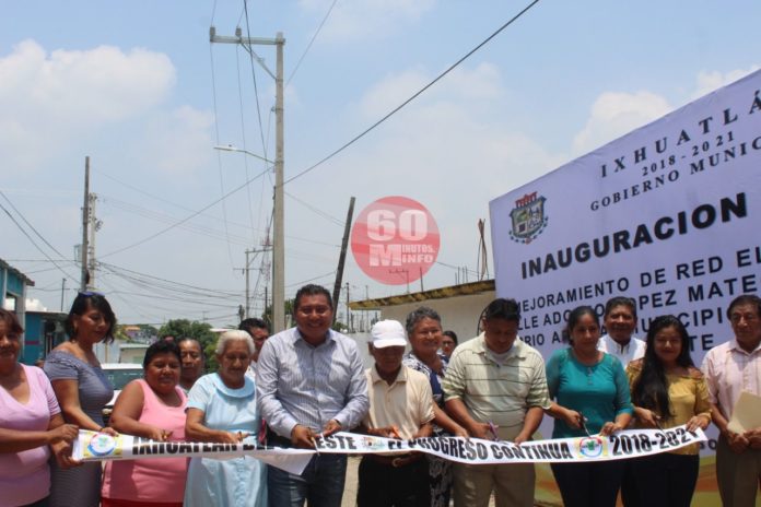 Beneficia alcalde de Ixhuatlán con mejoras de red eléctrica a vecinos 5
