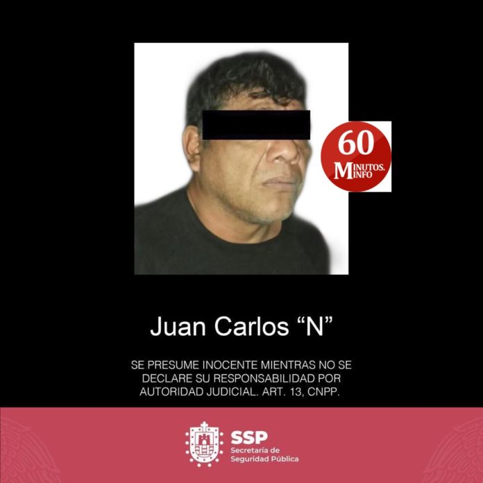 Juan Carlos “N” , presunto secuestrador.