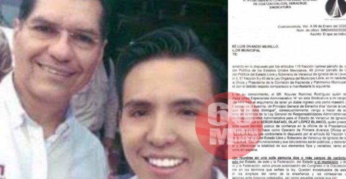 Pide síndica investigar a particular de Carranza; cobra dos sueldos