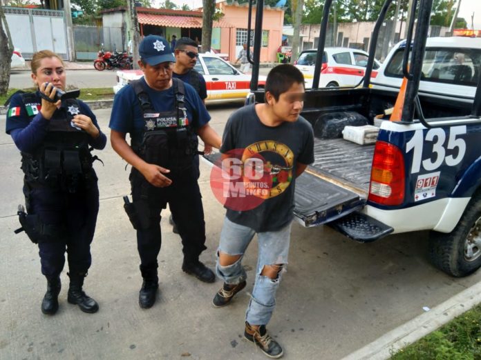 Presunto ladrón en manos de la fiscalía