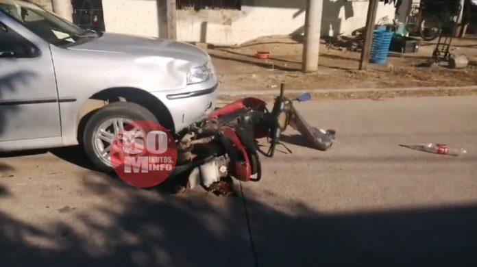 Accidente dejó dos lesionados