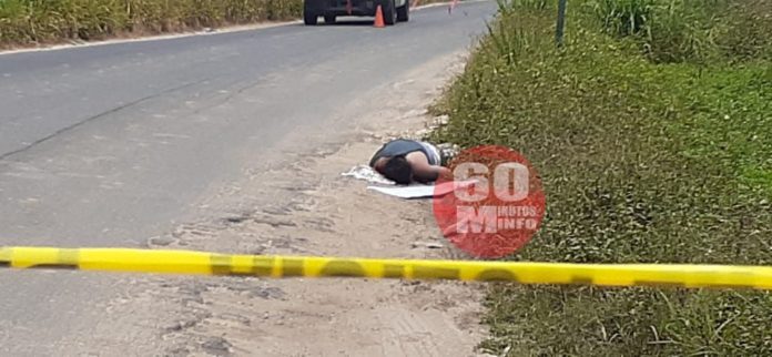 Ejecutan a sujeto en la carretera Cuichapa Nanchital