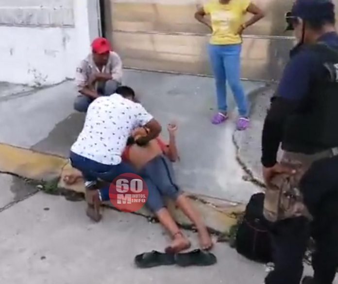 Choque en la colonia México, en Las Choapas