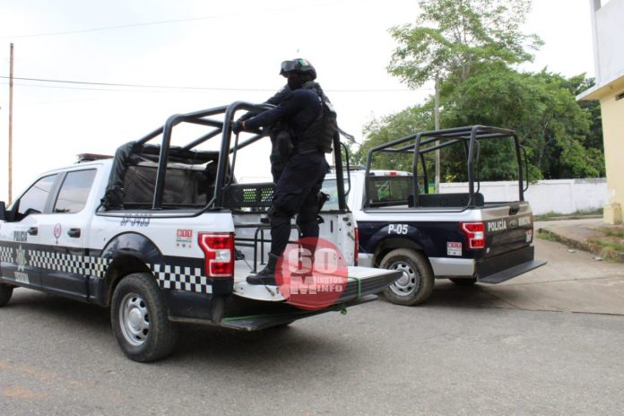 Movilización policiaca en el km2