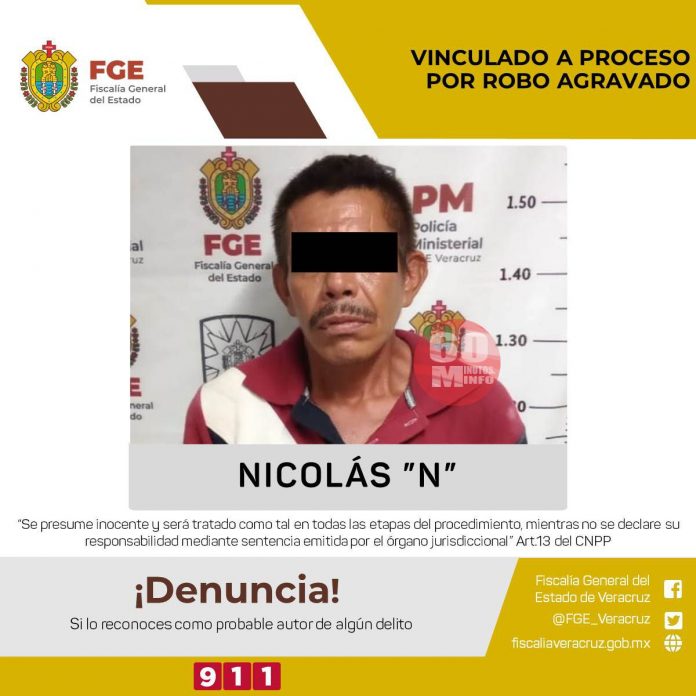 Lo vinculan a proceso por robo agravado a comercio