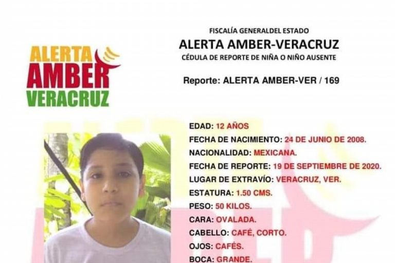 Activan Alerta Amber Por Desaparición De Menor En Puerto De Veracruz