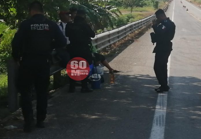 Fuerte movilización policiaca en la pista Las Choapas – Raudales