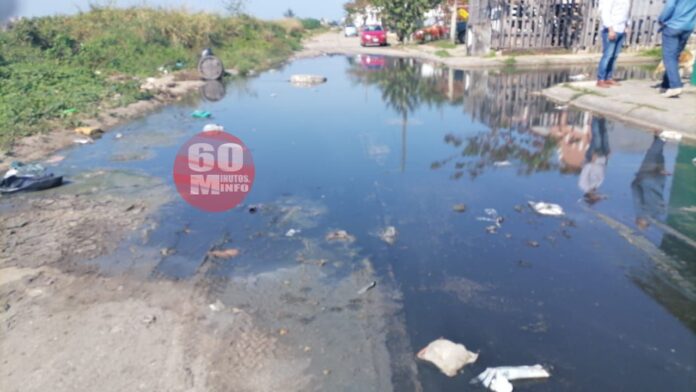 Llega a Coatzacoalcos la Venecia pero de aguas negras