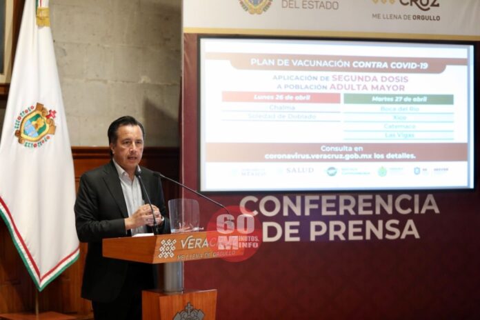 Avanza vacunación contra COVID-19 inmunizados al menos un millón de veracruzanos Gobernador Cuitláhuac García4