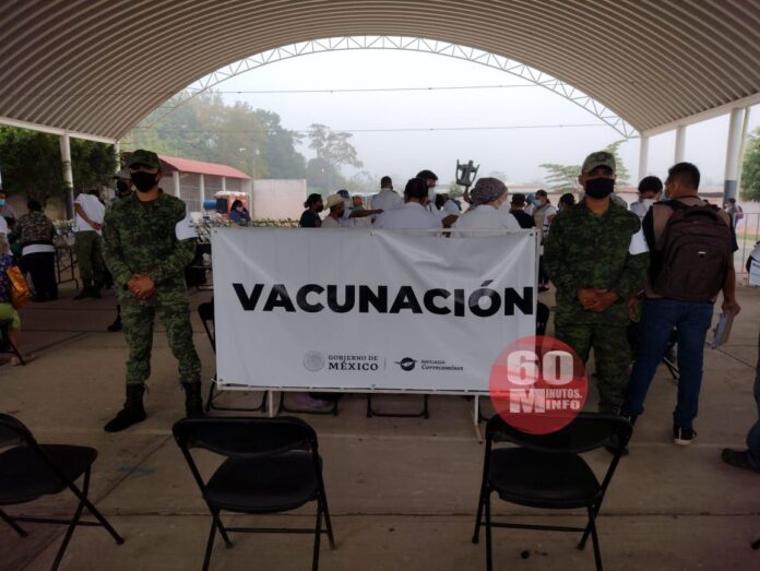 La Secretaría de la Defensa Nacional, apoya en el proceso de Vacunación6