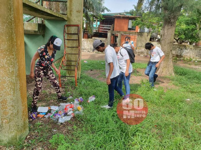 En Agua Dulce continúan trabajos de recuperación de espacios recreativos