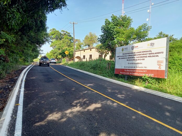 Con el respaldo del gobierno federal y estatal Moloacán se sigue transformando Apolinar Lara