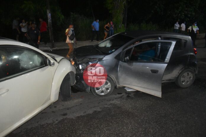 Dos accidentes, dos lesionadas y miles de pesos en daños en Las Choapas4