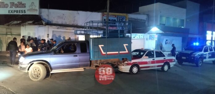 Ebrio choca y es detenido en persecución en Las Choapas3
