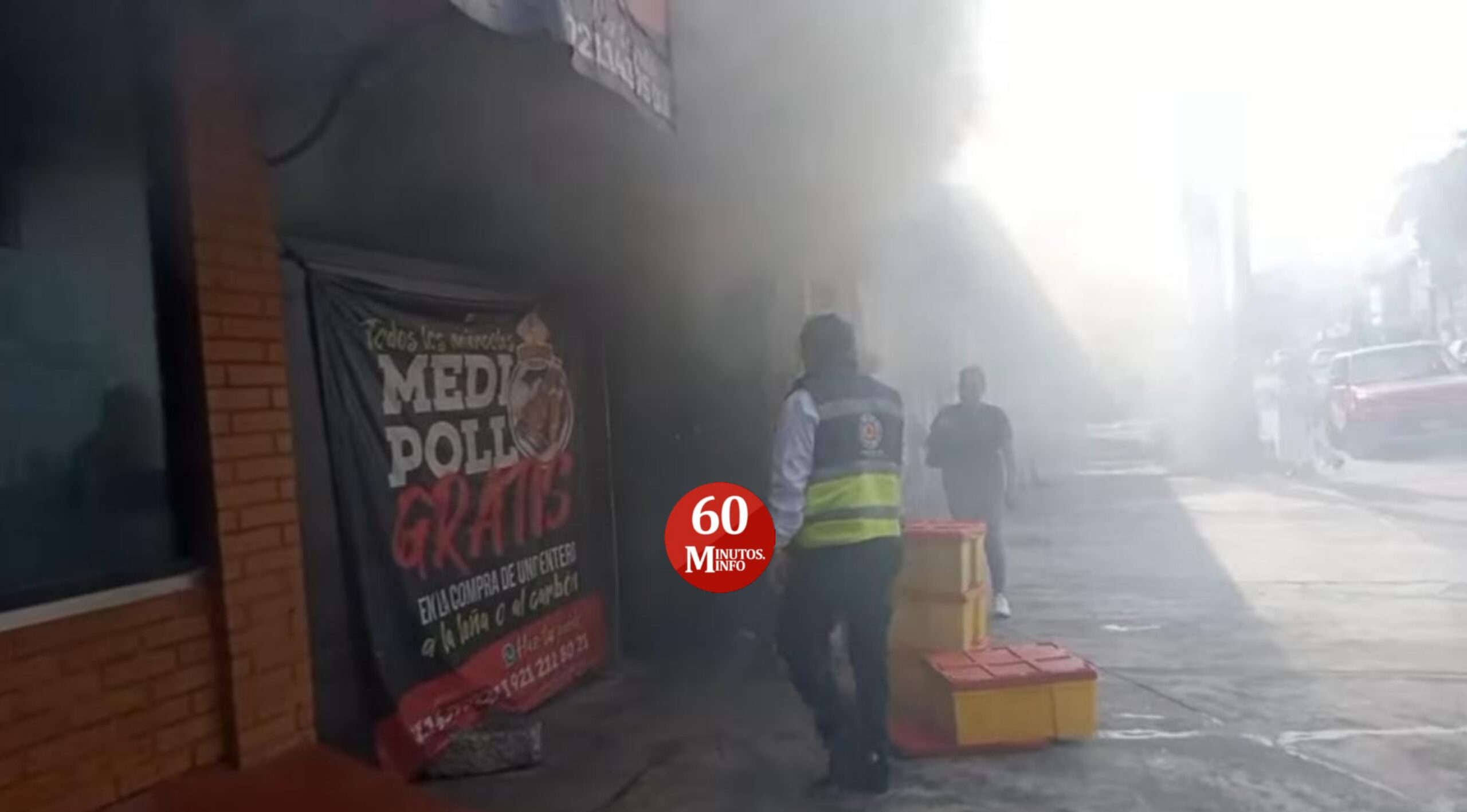 Se quema “El Pollo Feliz” en Coatzacoalcos | 60 Minutos