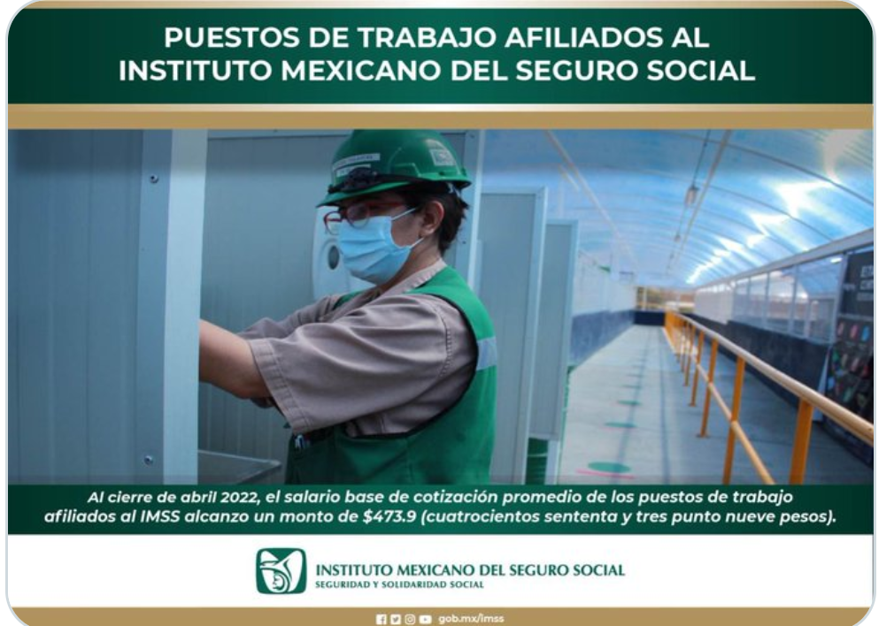 Puestos De Trabajo Afiliados Al Instituto Mexicano Del Seguro Social ...