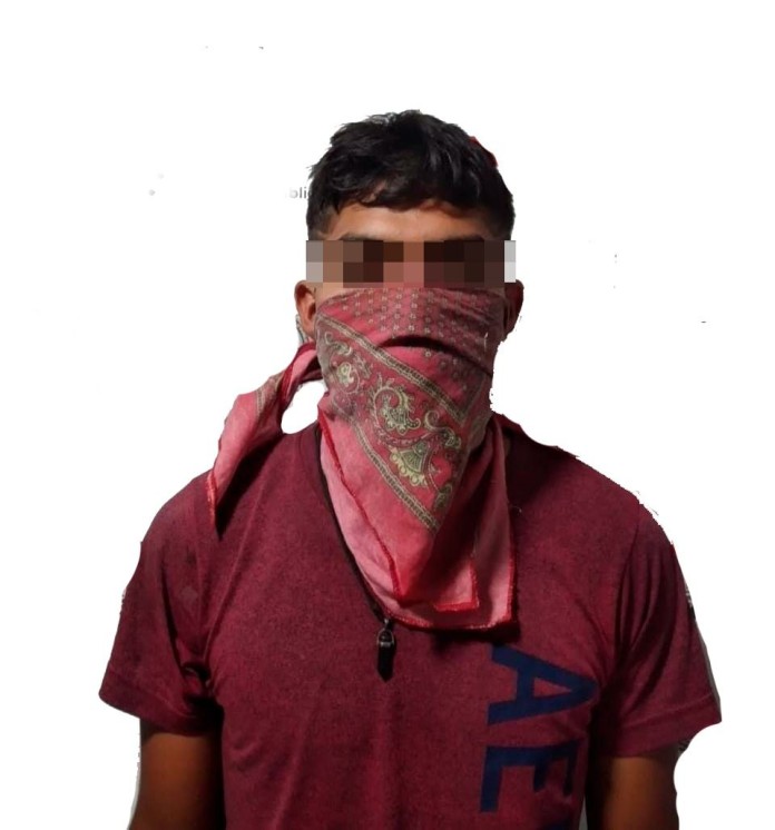 detenido en Agua Dulce.