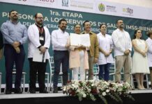 Entregan IMSS y gobierno de Veracruz basificación a 3 mil 328 trabajadores de la salud del IMSS-Bienestar
