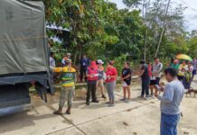 Llega apoyo alimentario a familias afectadas por inundaciones en Ixhuatlán del Sureste