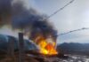 Continúa activo incendio en el pozo petrolero Krem-1; pobladores siguen observando llamas a más de tres meses del siniestro