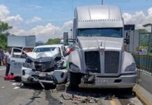Muere una persona y cinco más resultan lesionadas en accidente sobre la autopista Córdoba–Orizaba