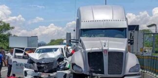 Muere una persona y cinco más resultan lesionadas en accidente sobre la autopista Córdoba–Orizaba
