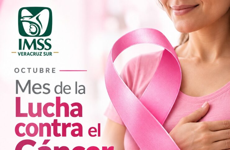 IMSS VERACRUZ SUR LLAMA A PREVENIR Y DETECTAR A TIEMPO EL CÁNCER DE MAMA