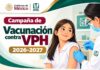 IMSS Veracruz Sur participa en campaña de vacunación contra el VPH 2026-2027