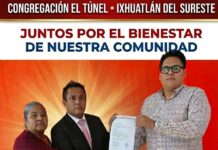 MOISÉS LÓPEZ CRUZ BUSCA LA AGENCIA MUNICIPAL DE EL TÚNEL CON PROYECTO DE UNIDAD