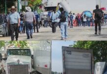 🚨 Tráiler sin frenos provoca alarma en bloqueo de la CNTE en Tuxtla Gutiérrez
