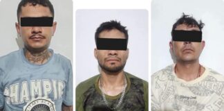 Detienen a tres presuntos extorsionadores en Minatitlán; aseguraron armas de fuego