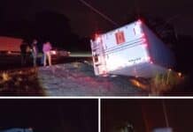 🚨 Vuelca tráiler sobre la Costera del Golfo; no se reportan lesionados