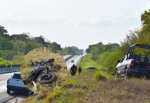 🚨 TRÁGICO ACCIDENTE EN LA AUTOPISTA 145D: PIERDE LA VIDA UN MILITAR Y SU ACOMPAÑANTE SE REPORTA GRAVE