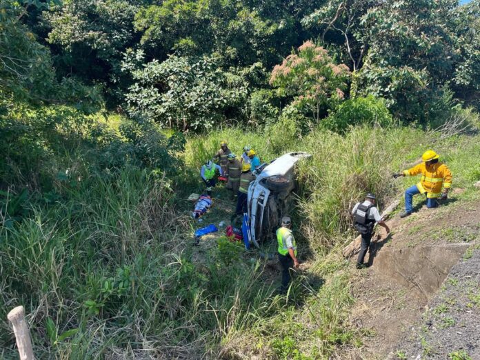 Se accidenta familia chiapaneca